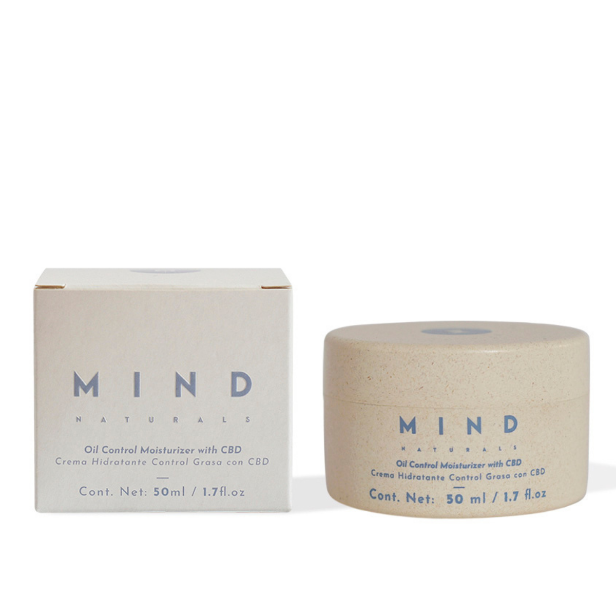 Crema Hidratante Control de Grasa con CBD. Mind Naturals